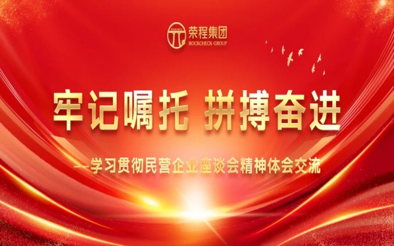 榮程集團干部員工學習貫徹民營企業(yè)座談會精神體會交流